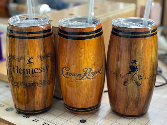 Wood Barrel tumbler - My Store